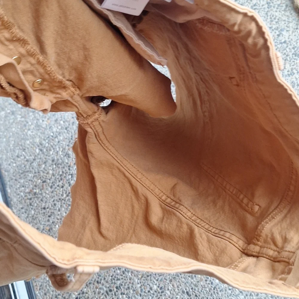 Anthropologie Joe's Jeans The Jessie Relaxed Cut Off Shorts In Almond Size 31 - Picture 11 of 11